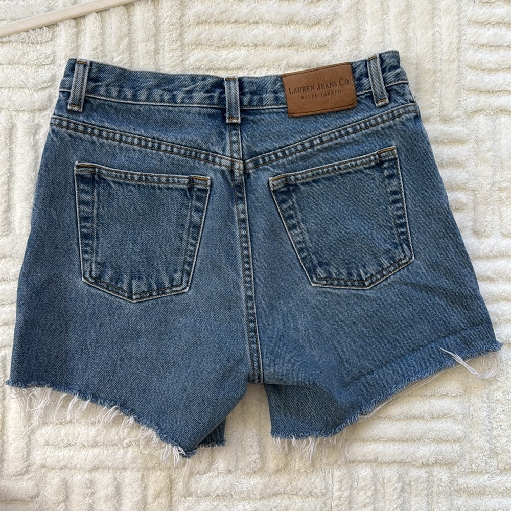 Vintage Lauren Jeans Co. Ralph Lauren Cut-Off Denim Jean Shorts